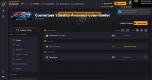 Cosmoteer Starship Architect and Commander Trainer for PC game version v0.20.18