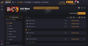 Evil West Trainer for PC game version ORIGINAL