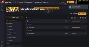 Marvel's Midnight Suns  Trainer for PC game version ORIGINAL