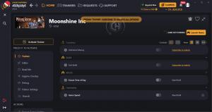 Moonshine Inc. Trainer for PC game version v0.92