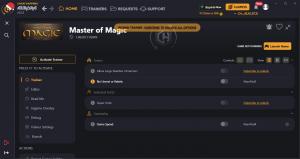 Master of Magic Trainer for PC game version v1.06.00.716849