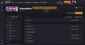 Gatewalkers  Trainer for PC game version v1.0.7