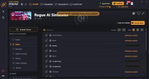 Rogue AI Simulator Trainer for PC game version v1.0.3