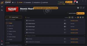 Atomic Heart Trainer for PC game version V2
