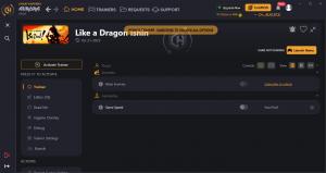 Like a Dragon: Ishin Trainer for PC game version ORIGINAL