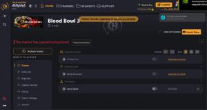 Blood Bowl 3 Trainer for PC game version v41122