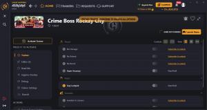 Crime Boss: Rockay City Trainer for PC game version v1.0.0.0