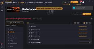 Mechabellum Trainer for PC game version ORIGINAL