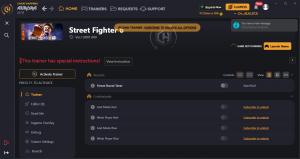 Street Fighter 6 Trainer for PC game version v1.0001.000
