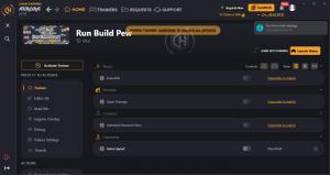 Run Build Pew!  Trainer for PC game version v2.2