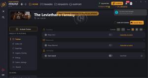The Leviathan´s Fantasy Trainer for PC game version v1.0.0.10