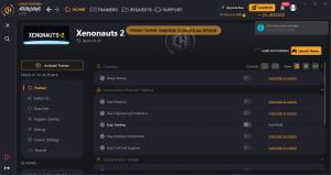 Xenonauts 2 Trainer for PC game version BETA V1.21
