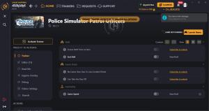 Police Simulator Patrol Officers  Trainer for PC game version  v10.1.1
