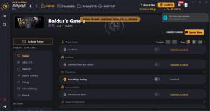 Baldur's Gate 3 Trainer for PC game version v4.1.1.3648072