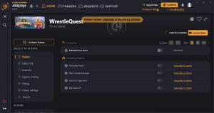 WrestleQuest Trainer for PC game version v0.2.1.92.9nt