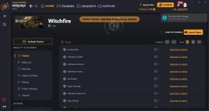 Witchfire Trainer for PC game version v176