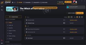 The Witch of Fern Island Trainer for PC game version v0.9.5