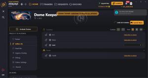 Dome Keeper Trainer for PC game version v3.0.2