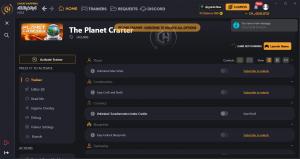The Planet Crafter Trainer for PC game version v0.9.006