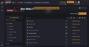 Alan Wake 2 Trainer for PC game version v1.0.5