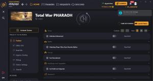 Total War: PHARAOH Trainer for PC game version v1.0.1