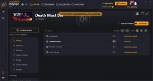 Death Must Die Trainer for PC game version ORIGINAL