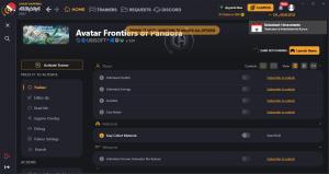Avatar: Frontiers of Pandora Trainer for PC game version v1.01