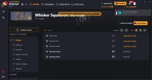 Whisker Squadron: Survivor Trainer for PC game version ORIGINAL