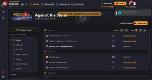 Against The Storm Trainer for PC game version v1.0.1R