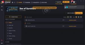 Sea of Survivors Trainer for PC game version EA-V1684