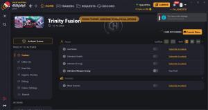 Trinity Fusion Trainer for PC game version ORIGINAL