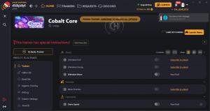 Cobalt Core Trainer for PC game version v1.0.6