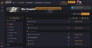 War Hospital Trainer for PC game version ORIGINAL