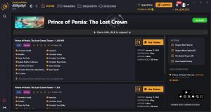 Prince of Persia: The Lost Crown Trainer for PC game version v1.0.0 HF1