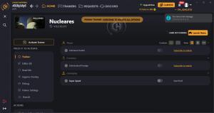 Nucleares Trainer for PC game version v0.2.13.121
