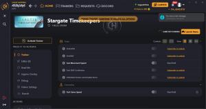 Stargate: Timekeepers Trainer for PC game version v1.00.22