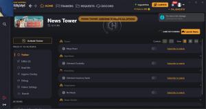 News Tower Trainer for PC game version v0.11.40r
