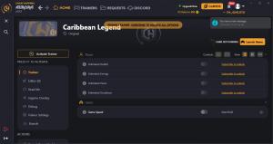 Caribbean Legend Trainer for PC game version ORIGINAL