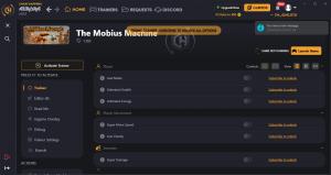 The Mobius Machine Trainer for PC game version v1.0.0