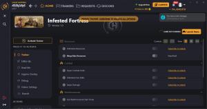 Infested Fortress Trainer for PC game version v1.0