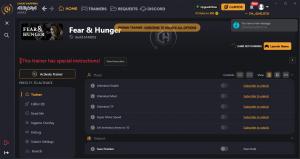 Fear & Hunger Trainer for PC game version v6749053