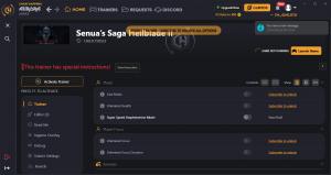 Senua´s Saga: Hellblade 2 Trainer for PC game version v1.0.0.0.158523