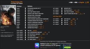 Final Fantasy XVI Trainer for PC game version v1.0