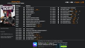 Atomic Heart  Trainer for PC game version v1.14.4.0