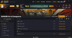 Shinobi: Art of Vengeance Trainer +12 ORIGINAL (Cheat Happens)