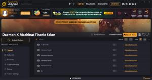 Daemon X Machina: Titanic Scion Trainer +41 v19780816 (Cheat Happens)