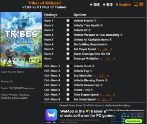 Trainer for PC game version v2025.09.30