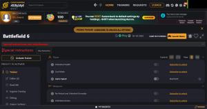 Battlefield 6 Trainer for PC game version ORIGINAL