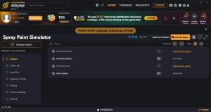 Spray Paint Simulator Trainer +4 v1.0.14.0 (Cheat Happens)