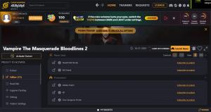 Vampire: The Masquerade - Bloodlines 2 Trainer +21 ORIGINAL (Cheat Happens)